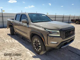 2022 Nissan Frontier Pro-X with VIN 1N6ED1EJ3NN606031, listed as a Copart auction lot 63337253 with 31,947 mi miles and Salvage title. Bid and sale history available at DreamBid. Image 4.