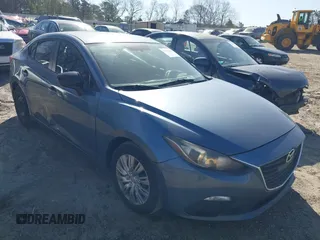 2014 Mazda 3 i SV with VIN JM1BM1T78E1186139, listed as a IAAI auction lot 41753058 with 117,197 mi miles and . Bid and sale history available at DreamBid. Image 1.