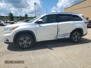 2016 Toyota Highlander XLE with VIN 5TDKKRFH6GS140985, listed as a Copart auction lot 56687265 with 169,980 mi miles and Salvage title. Bid and sale history available at DreamBid. Image 1.