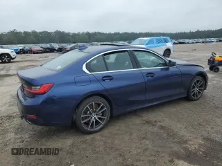 2020 BMW 3 Series 330i xDrive with VIN 3MW5R7J08L8B14922, listed as a Copart auction lot 58388405 with Not provided miles and Salvage title. Bid and sale history available at DreamBid. Image 3.