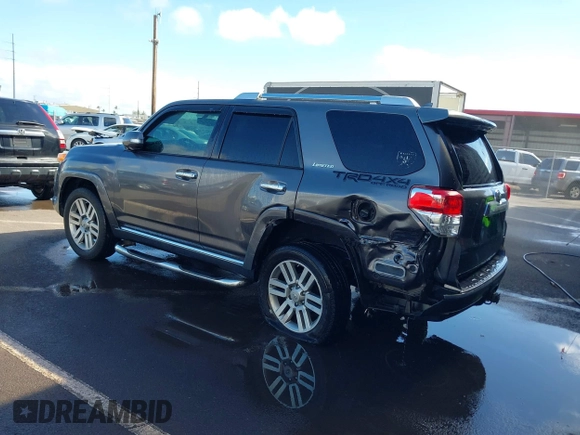 2010 Toyota 4Runner Trail with VIN JTEBU5JRXA5010011, listed as a IAAI auction lot 41264665 with 115,731 mi miles and . Bid and sale history available at DreamBid. Image 3.