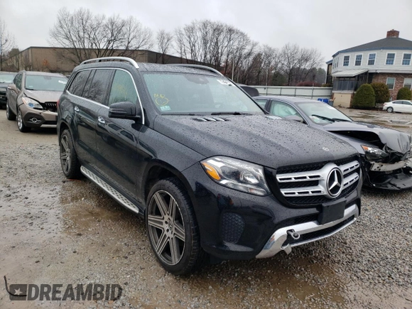 2019 Mercedes-Benz GLS with VIN 4JGDF6EE8KB186901, listed as a Copart auction lot 72484372 with 0 mi miles. Bid and sale history available at carsss.com. Image 4.