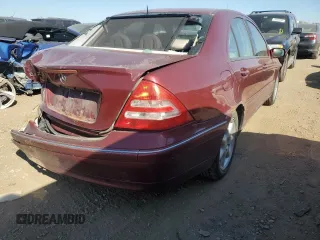 2002 Mercedes-Benz C 230/260/280/320 with VIN WDBRF64J02F197634, listed as a Copart auction lot 74818224 with 169,289 mi miles and Salvage Title. Bid and sale history available at DreamBid. Image 3.