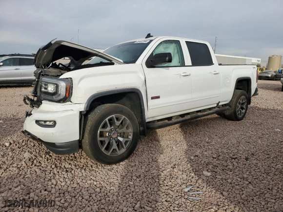 2017 GMC Sierra 1500 SLT with VIN 3GTU2NEC9HG300493, listed as a Copart auction lot 86402394 with NaN miles and Salvage Title. Bid and sale history available at carsss.com. Image 1.