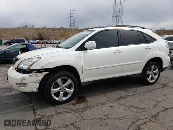 2007 Lexus RX 350 with VIN 2T2HK31UX7C038993, listed as a Copart auction lot 51102885 with 255,208 mi miles and Salvage Title. Bid and sale history available at DreamBid. Image 1.