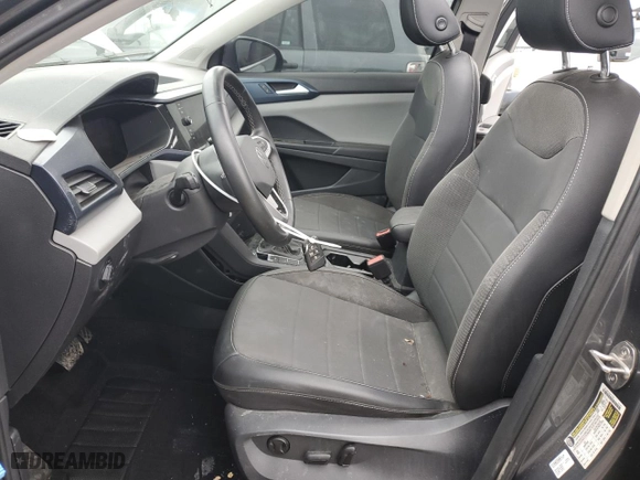 2022 Volkswagen Taos SE with VIN 3VVLX7B25NM098531, listed as a Copart auction lot 83326534 with 56,758 mi miles and Salvage Title. Bid and sale history available at carsss.com. Image 7.
