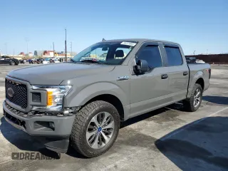 2020 Ford F-150 XL with VIN 1FTEW1CP0LFA72448, listed as a Copart auction lot 59237885 with 87,060 mi miles and Salvage title. Bid and sale history available at DreamBid. Image 1.