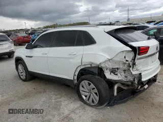 2022 Volkswagen Atlas SE with VIN 1V2JE2CA2NC207421, listed as a Copart auction lot 49580685 with 50,816 mi miles and Salvage title. Bid and sale history available at DreamBid. Image 2.