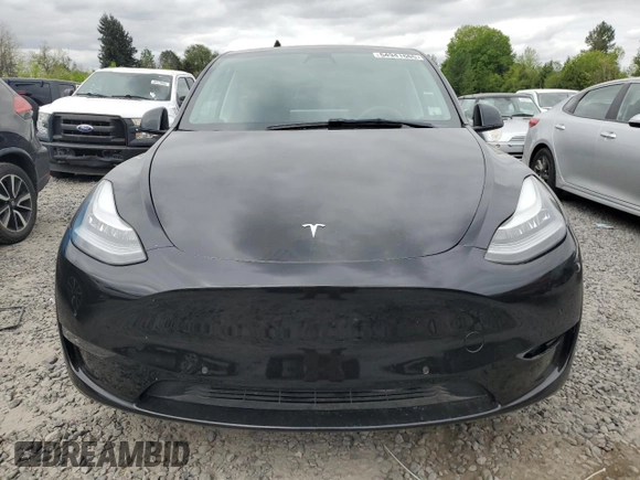 2021 Tesla Model Y Long Range with VIN 5YJYGDEE2MF243763, listed as a Copart auction lot 54941665 with 39,516 mi miles and Clean Title. Bid and sale history available at DreamBid. Image 5.