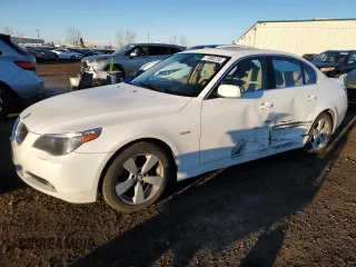 2007 BMW 5 Series 530xi with VIN WBANF73567CU24969, listed as a Copart auction lot 77859734 with 251,508 mi miles and Salvage Title. Bid and sale history available at carsss.com. Image 1.