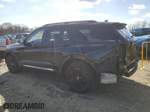 2020 Ford Explorer XLT with VIN 1FMSK8DH4LGD13836, listed as a Copart auction lot 45087505 with 79,251 mi miles and Salvage Title. Bid and sale history available at carsss.com. Image 2.