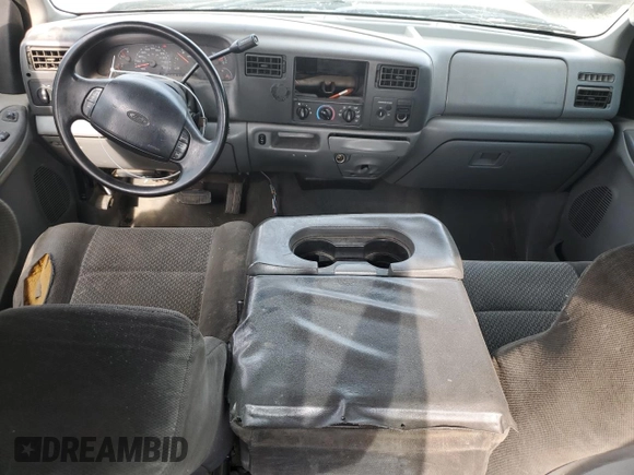2002 Ford F-250 XL with VIN 1FTNX20L42EB96327, listed as a Copart auction lot 79085684 with 294,625 mi miles and Salvage title. Bid and sale history available at DreamBid. Image 8.