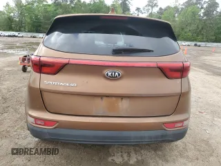 2018 Kia Sportage LX with VIN KNDPM3AC3J7474000, listed as a Copart auction lot 51042015 with 207,148 mi miles and Salvage Title. Bid and sale history available at DreamBid. Image 6.