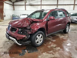 2008 Pontiac Torrent z VIN 2CKDL33F986001234, wystawiony jako Copart lot #42148115 z przebiegiem 151 843 mil mil oraz Czysty tytuł • Clean title. Historia ofert i sprzedaży dostępna na DreamBid. Obrazek 1.
