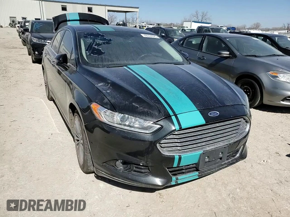 2014 Ford Fusion Titanium with VIN 3FA6P0K99ER196485, listed as a Copart auction lot 48334925 with 202,655 mi miles and Salvage Title. Bid and sale history available at carsss.com. Image 10.