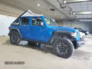 2023 Jeep Wrangler Rubicon z VIN 1C4HJXFN7PW693166, wystawiony jako Copart lot #84430324 z przebiegiem 40 093 mil mil oraz Szkoda całkowita • Salvage title. Historia ofert i sprzedaży dostępna na DreamBid. Obrazek 4.