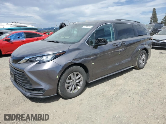 2022 Toyota Sienna LE с VIN 5TDKRKEC6NS077795, выставлен на аукционе Copart как лот 52788715 с пробегом 33 758 миль миль и Списание • Salvage title. История ставок и продаж доступна на DreamBid. Изображение 1.