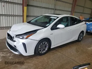 2021 Toyota Prius L Eco z VIN JTDKAMFU6M3134183, wystawiony jako Copart lot #54183825 z przebiegiem 47 354 mil mil oraz Szkoda całkowita • Salvage title. Historia ofert i sprzedaży dostępna na DreamBid. Obrazek 1.
