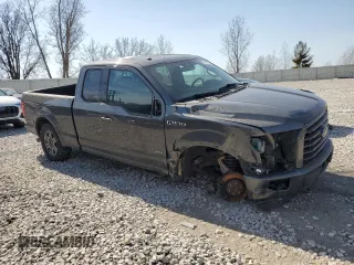 2016 Ford F-150 XLT with VIN 1FTFX1EG9GFC18656, listed as a Copart auction lot 49140695 with 143,335 mi miles and Clean Title. Bid and sale history available at carsss.com. Image 4.