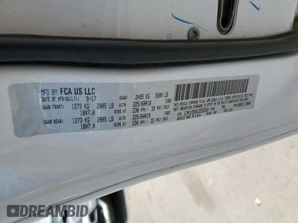 2018 Jeep Cherokee Limited with VIN 1C4PJMDX9JD555520, listed as a Copart auction lot 56381665 with 136,534 mi miles and Salvage title. Bid and sale history available at DreamBid. Image 14.