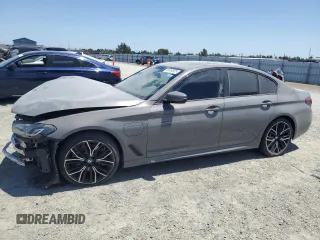 2021 BMW 5 Series 530e with VIN WBA13AG05MCF71415, listed as a Copart auction lot 58554935 with 9,994 mi miles and Clean title. Bid and sale history available at DreamBid. Image 1.