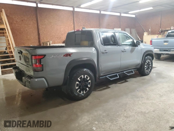 2024 Nissan Frontier SV with VIN 1N6ED1EK4RN620101, listed as a Copart auction lot 61064595 with 11,929 mi miles and Salvage title. Bid and sale history available at DreamBid. Image 3.