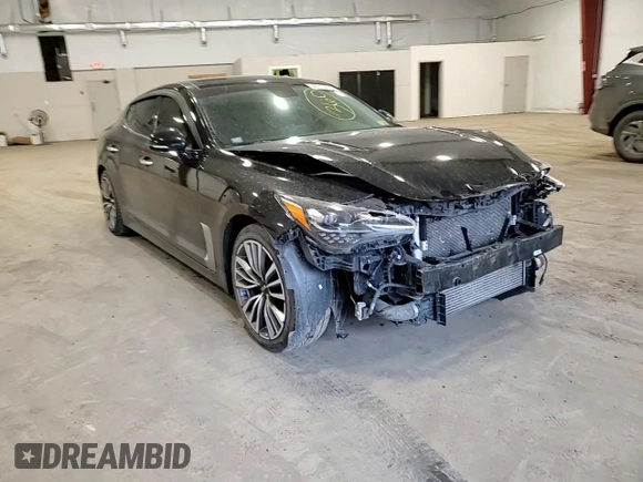 2018 Kia Stinger Premium with VIN KNAE25LA0J6024179, listed as a Copart auction lot 45175454 with 53,461 mi miles and Non Repairable. Bid and sale history available at DreamBid. Image 10.
