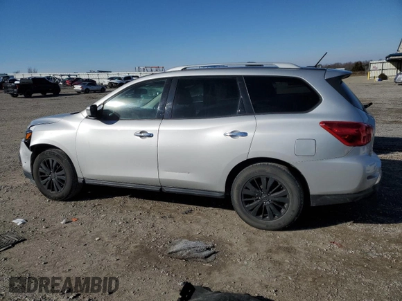 2017 Nissan Pathfinder SV with VIN 5N1DR2MM7HC667749, listed as a Copart auction lot 44380055 with 181,914 mi miles and Salvage Title. Bid and sale history available at carsss.com. Image 2.