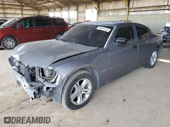 2006 Dodge Charger with VIN 2B3KA43GX6H237705, listed as a Copart auction lot 50974125 with 250,214 mi miles and Salvage Title. Bid and sale history available at DreamBid. Image 1.