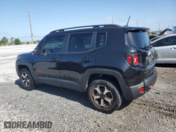 2020 Jeep Renegade Trailhawk z VIN ZACNJBC18LPM03643, wystawiony jako Copart lot #52447165 z przebiegiem 61 523 mil mil oraz Nie do naprawy • Non repairable. Historia ofert i sprzedaży dostępna na DreamBid. Obrazek 2.
