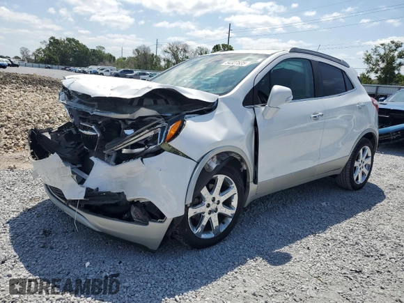 2017 Buick Encore Essence with VIN KL4CJCSB2HB156495, listed as a Copart auction lot 54327835 with 48,282 mi miles and Salvage Title. Bid and sale history available at carsss.com. Image 1.