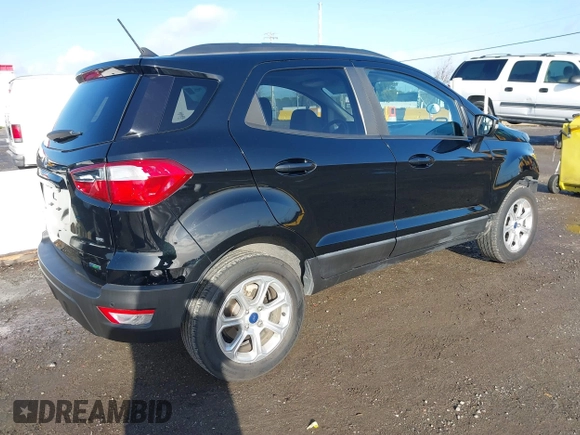2019 Ford EcoSport SE with VIN MAJ3S2GEXKC287231, listed as a IAAI auction lot 41749053 with 55,513 mi miles and . Bid and sale history available at DreamBid. Image 4.