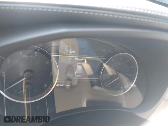 2020 Infiniti QX50 Essential with VIN 3PCAJ5M12LF110250, listed as a IAAI auction lot 41445252 with 48,963 mi miles and . Bid and sale history available at DreamBid. Image 7.