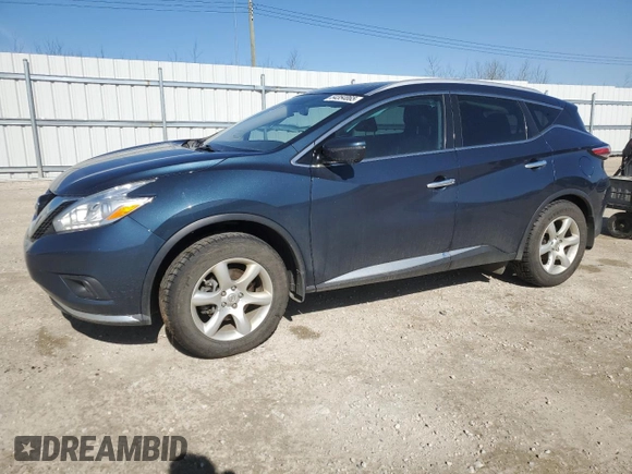 2016 Nissan Murano S with VIN 5N1AZ2MH8GN122930, listed as a Copart auction lot 54354065 with 138,782 mi miles and Salvage title. Bid and sale history available at DreamBid. Image 1.