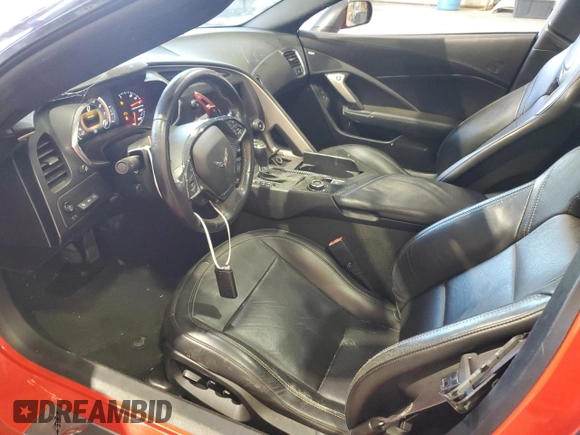 2015 Chevrolet Corvette 2LT with VIN 1G1YD2D76F5106533, listed as a Copart auction lot 80683444 with 67,986 mi miles and Clean Title. Bid and sale history available at carsss.com. Image 7.