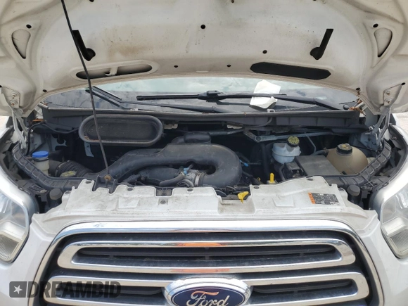 2016 Ford Transit Cargo with VIN 1FTYR1ZM7GKA22550, listed as a Copart auction lot 55584895 with 154,499 mi miles and Salvage title. Bid and sale history available at DreamBid. Image 12.