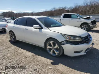 2013 Honda Accord Sport with VIN 1HGCR2F58DA121877, listed as a Copart auction lot 46155875 with 149,664 mi miles and Salvage Title. Bid and sale history available at DreamBid. Image 4.