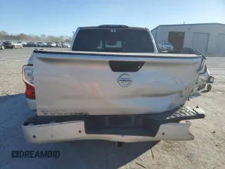 2020 Nissan Titan Platinum Reserve with VIN 1N6AA1EFXLN511854, listed as a Copart auction lot 83450044 with 75,894 mi miles and Salvage title. Bid and sale history available at DreamBid. Image 6.