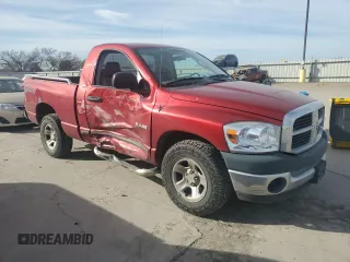 2008 Dodge 1500 ST with VIN 1D7HA16K88J178121, listed as a Copart auction lot 49437225 with 32,938 mi miles and Salvage Title. Bid and sale history available at DreamBid. Image 4.