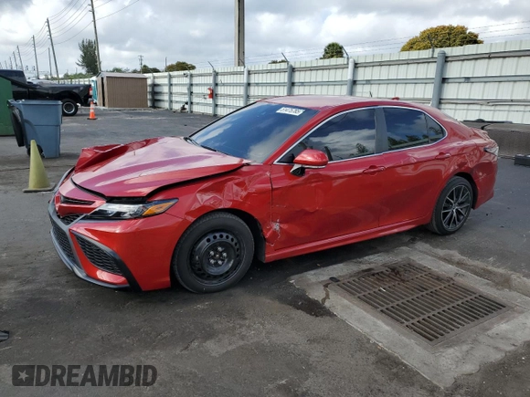 2023 Toyota Camry SE with VIN 4T1T11AK2PU127539, listed as a Copart auction lot 51475785 with 15,731 mi miles and Salvage Title. Bid and sale history available at DreamBid. Image 1.