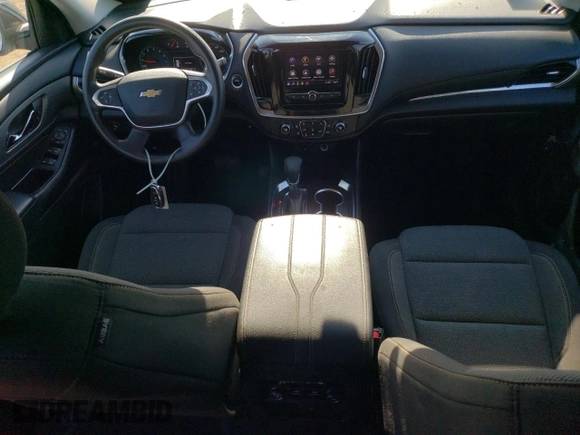 2021 Chevrolet Traverse LS with VIN 1GNERFKW1MJ172898, listed as a Copart auction lot 58162465 with 72,792 mi miles and Salvage title. Bid and sale history available at DreamBid. Image 8.