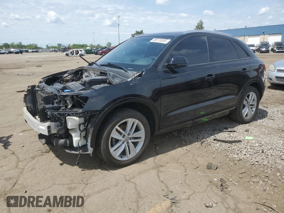2017 Audi Q3 Premium with VIN WA1ECCFS8HR006976, listed as a Copart auction lot 58573355 with 178,468 mi miles and Clean title. Bid and sale history available at DreamBid. Image 1.