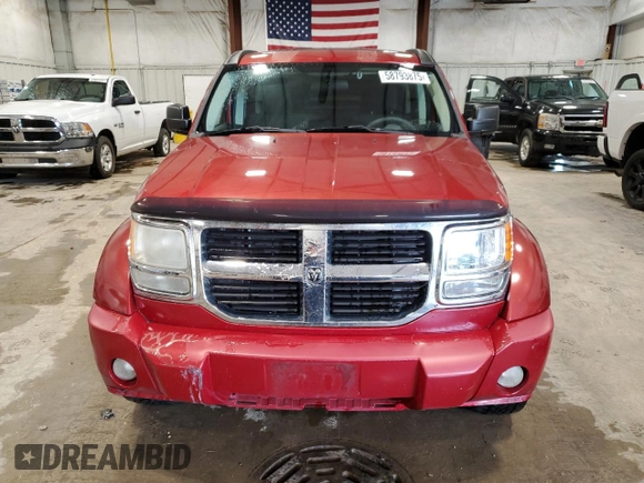 2009 Dodge Nitro SE with VIN 1D8GU28K39W515669, listed as a Copart auction lot 58793875 with 208,021 mi miles and Non repairable. Bid and sale history available at DreamBid. Image 5.