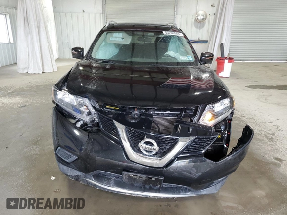 2016 Nissan Rogue SV with VIN 5N1AT2MV0GC873569, listed as a Copart auction lot 53288555 with 0 mi miles and Salvage Title. Bid and sale history available at carsss.com. Image 5.