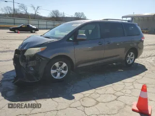 2012 Toyota Sienna LE AAS with VIN 5TDKK3DC8CS216589, listed as a Copart auction lot 48870695 with 219,270 mi miles and Salvage Title. Bid and sale history available at carsss.com. Image 1.