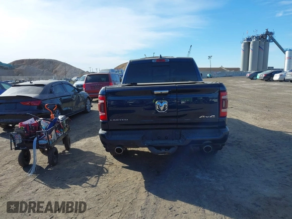 2020 Ram 1500 Limited with VIN 1C6SRFHT0LN146123, listed as a IAAI auction lot 41407810 with 117,206 mi miles and . Bid and sale history available at DreamBid. Image 16.