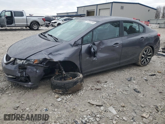 2015 Honda Civic EX-L with VIN 2HGFB2F97FH532681, listed as a Copart auction lot 47225745 with Not Provided miles and Clean Title. Bid and sale history available at DreamBid. Image 1.