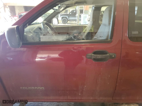 2005 Chevrolet Colorado LS Z71 with VIN 1GCDT196658153755, listed as a Copart auction lot 88026505 with 0 mi miles and Salvage Title. Bid and sale history available at carsss.com. Image 7.