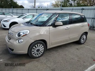 2017 FIAT 500L Pop with VIN ZFBCFAAH5HZ038632, listed as a Copart auction lot 76354304 with 133,632 mi miles and Salvage Title. Bid and sale history available at carsss.com. Image 1.