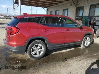 2020 GMC Terrain SLE with VIN 3GKALMEV0LL238207, listed as a Copart auction lot 47496845 with 52,568 mi miles and Salvage Title. Bid and sale history available at carsss.com. Image 3.